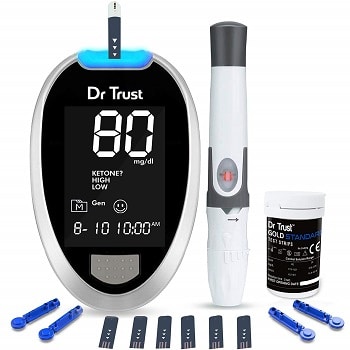 Dr Trust (USA) Fully Automatic Blood Sugar Testing Glucometer Machine