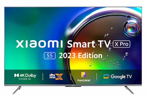 MI 138 cm (55 inches) X Pro 4K Dolby Vision IQ Series Smart Google TV