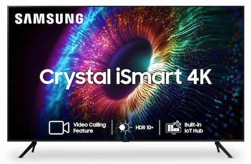 Samsung 138 cm (55 inches) Crystal iSmart 4K Ultra HD Smart LED TV