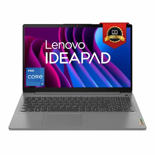 Lenovo IdeaPad Slim 3 Intel Core i7 11th Gen 15.6" (39.62cm) FHD Laptop (16GB/512GB SSD/Win 11/Office 2021/1 Year Warranty/Arctic Grey/1.65Kg), 82H803LPIN