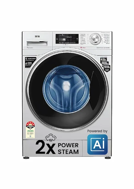IFB 9 Kg 5 Star AI Powered Front Load Washing Machine, 2X Power Steam